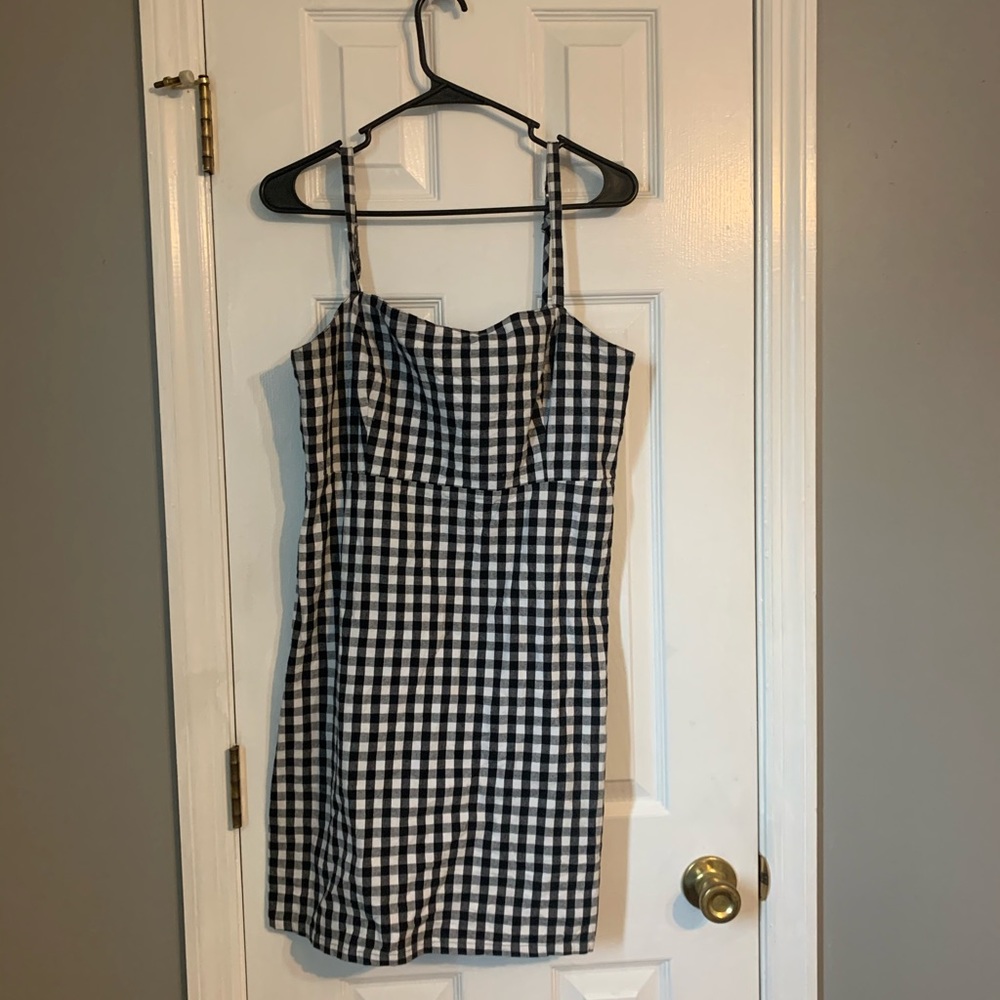 Large Gingham Dress
